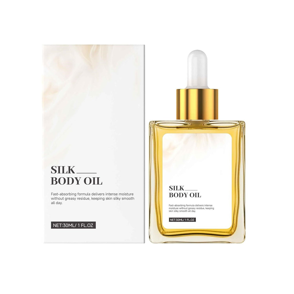 Silk Body Oil - Fast Absorbing Moisturizer with Natural Glow 30ml
