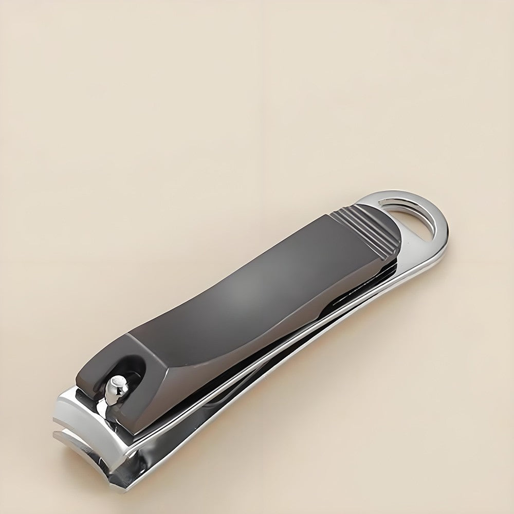 2-Pack Stainless Steel Nail Clippers - Straight Edge for Finger and Toe Nails