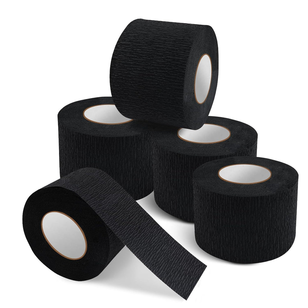 Disposable Barber Neck Strips - 5 Rolls, Hygienic Hairdressing Accessories
