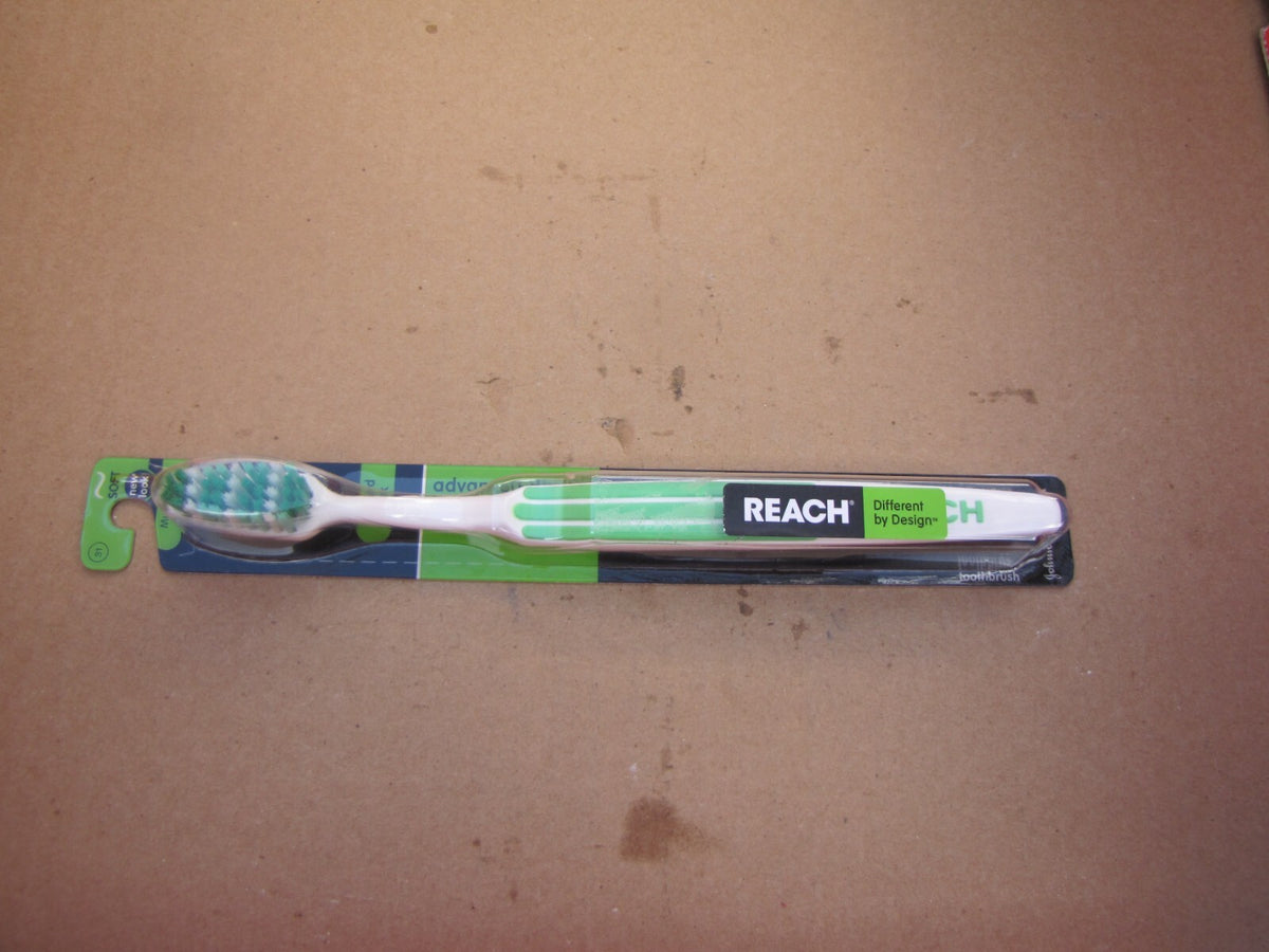 2 Pack Soft Head Toothbrushes for Sensitive Teeth - Reach Advanced Design