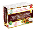 Organic Coconut Papaya Soap - Natural Vegan Brightening Bar for All Skin Types