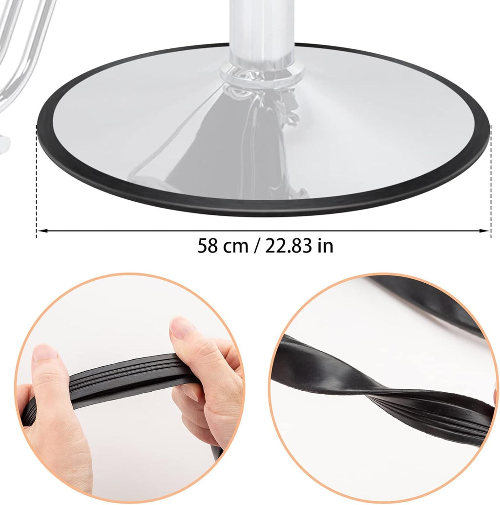 22.8 Inch Floor Rubber Gasket for Barber Styling Chair Hydraulic Base