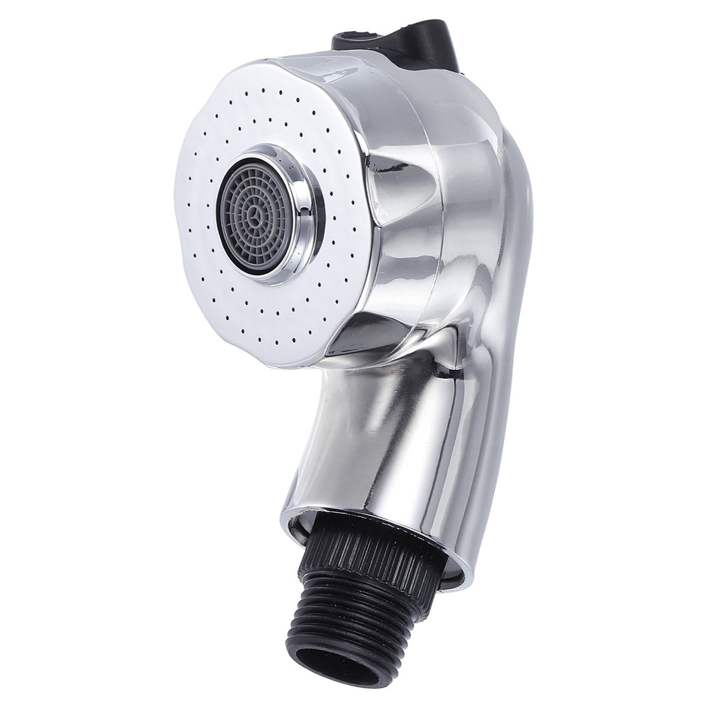 Shampoo Bowl Sprayer Head Sink Faucet with 2 Buttons - Silver