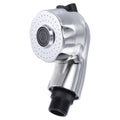 Shampoo Bowl Sprayer Head Sink Faucet with 2 Buttons - Silver