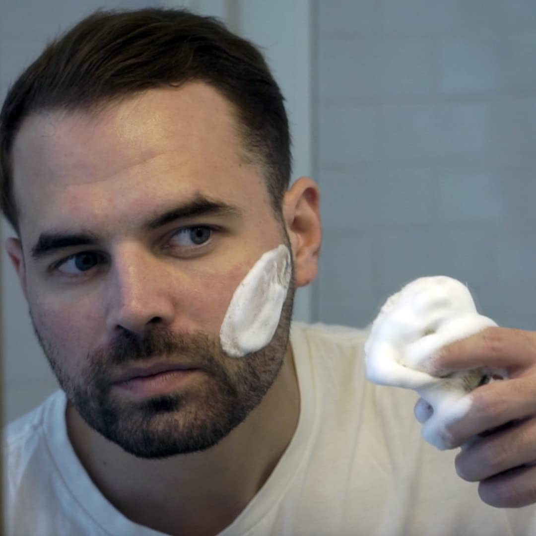 Refreshing Men’s Shaving Cream with Menthol - Paraben-Free, 5 oz