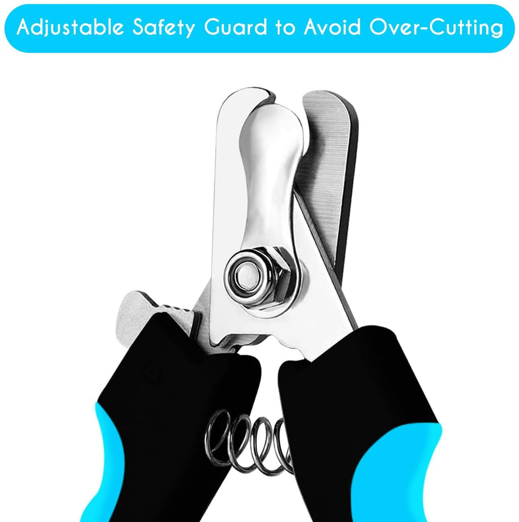 Pet Nail Clippers - Professional Dog, Cat, Rabbit & Guinea Pig Trimmer with Safety Guard