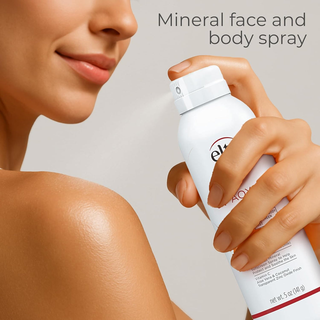 Mineral Sunscreen Spray SPF40 Face & Body Mist Hydrating Water-Resistant