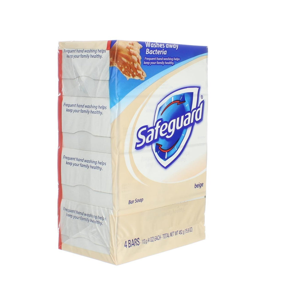Antibacterial Deodorant Bar Soap - 4 oz, 4 Pack, Family-Size