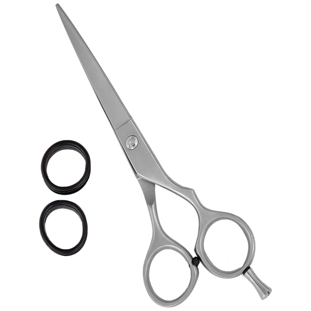 6.5-Inch Professional Hair Cutting Shears - Convex Edge Barber Scissors