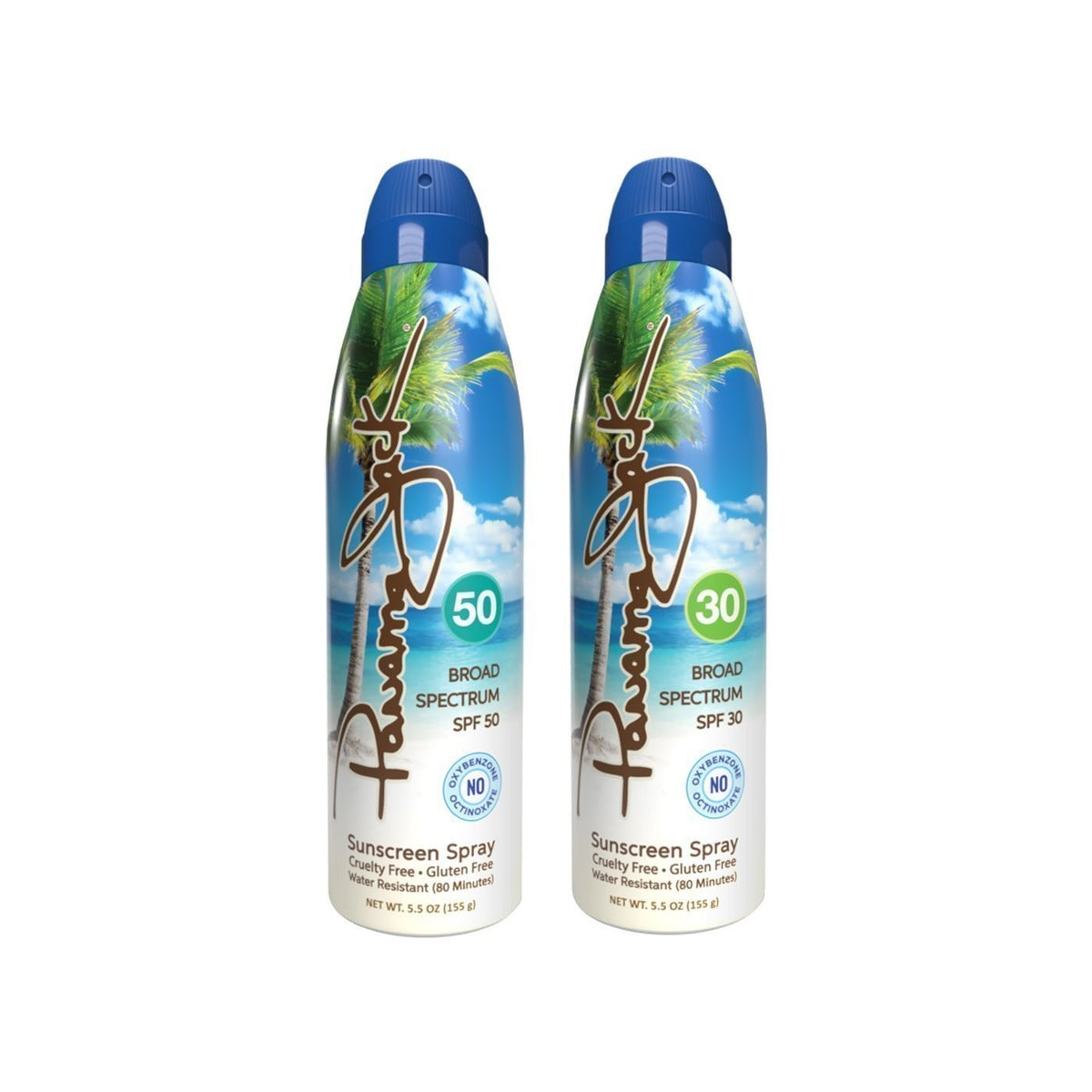 Travel Sunscreen Spray SPF 30 & 50 Duo - Water-Resistant Broad Spectrum Sun Care