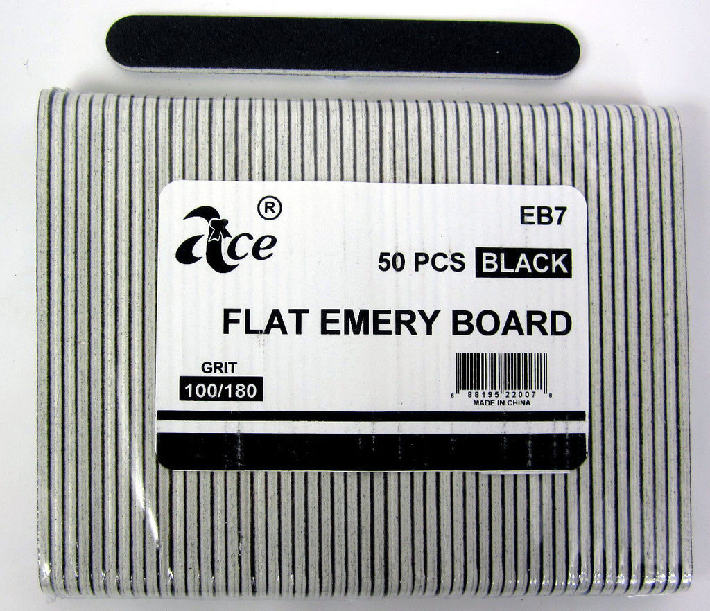 7-Inch Double Sided Nail Files Emery Boards 100/180 Grit Salon Pack