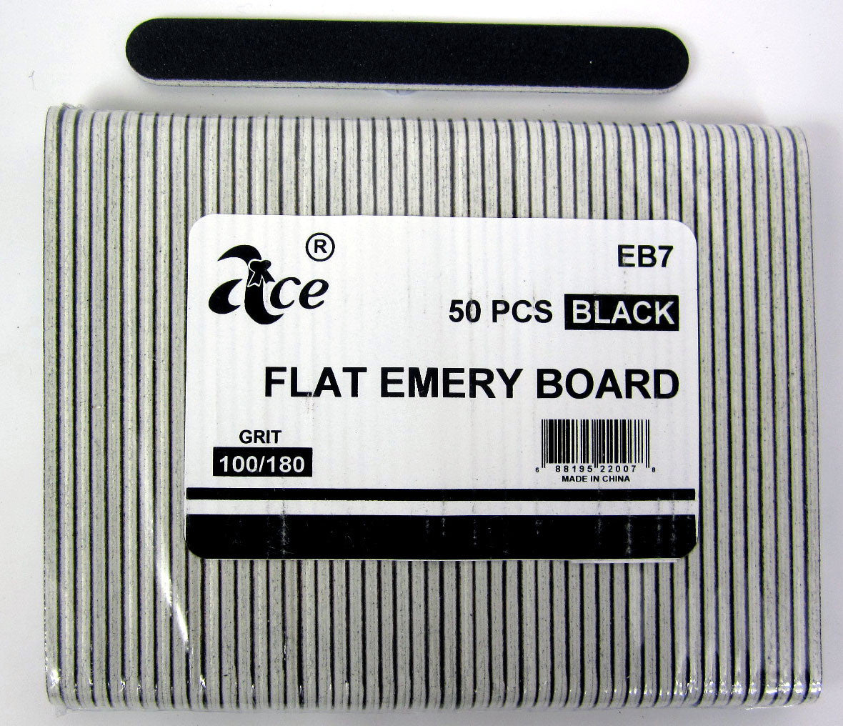 7-Inch Double Sided Nail Files Emery Boards 100/180 Grit Salon Pack