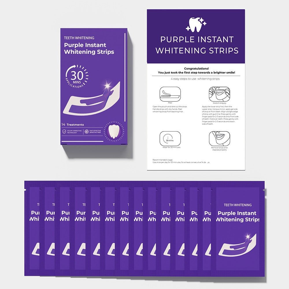 V34 Strips - Safe, Fast, No Peroxide, Multiple Quantities
