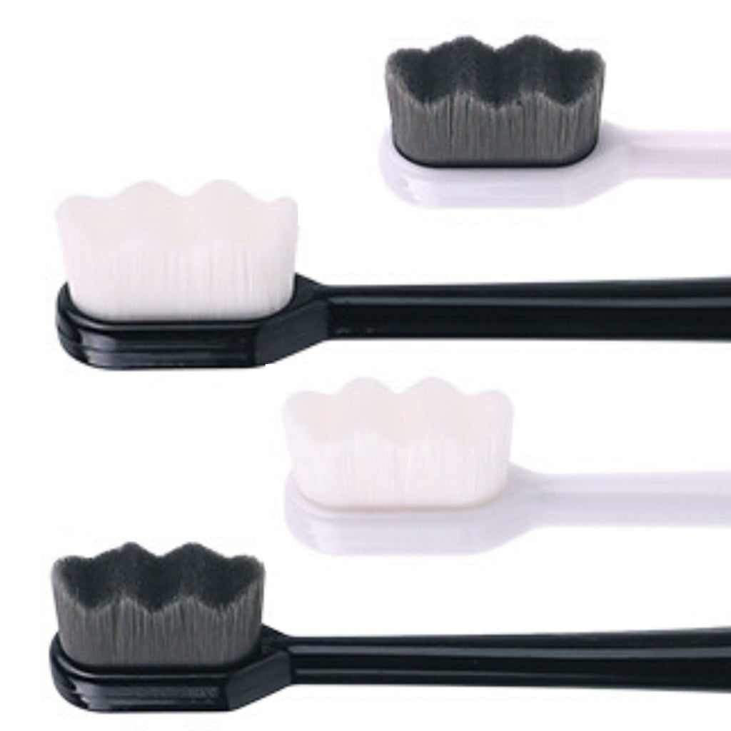 Extra Soft Micro-Nano Toothbrush for Sensitive Gums and Teeth - 2 Pack