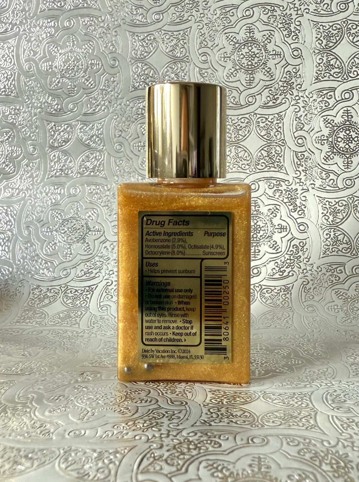 Vacation Shimmer Oil SPF 30 Sunscreen with Travel Size - Body Moisturizer