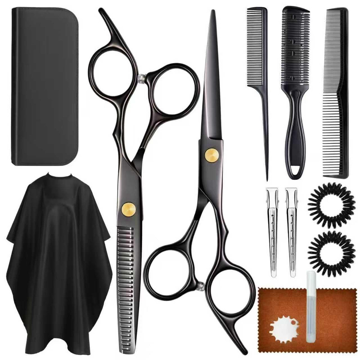 Professional Hair Cutting Scissors Kit – Precision Thinning & Styling Shears for Men Women & Kids