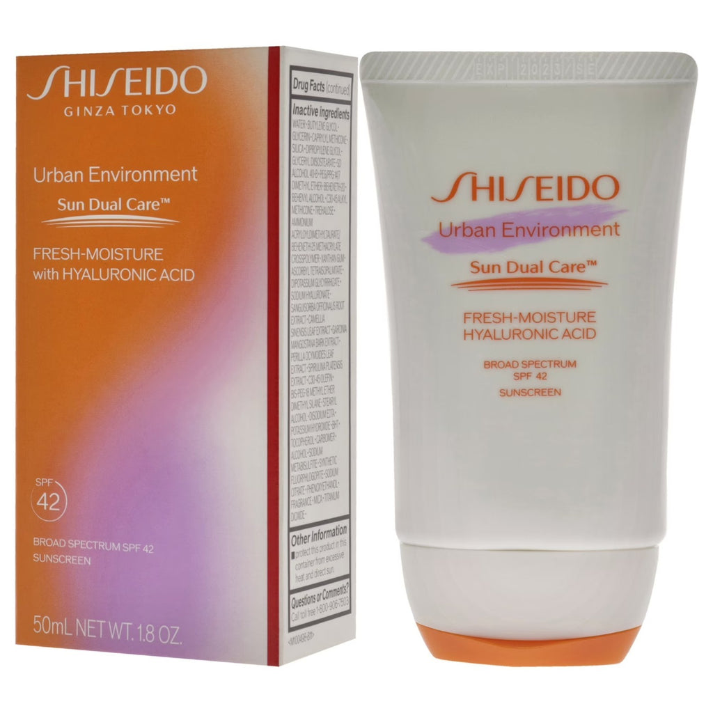 Shiseido Urban Environment Fresh Moisture Sunscreen SPF 42 50ml - Hydrating Face Sunblock