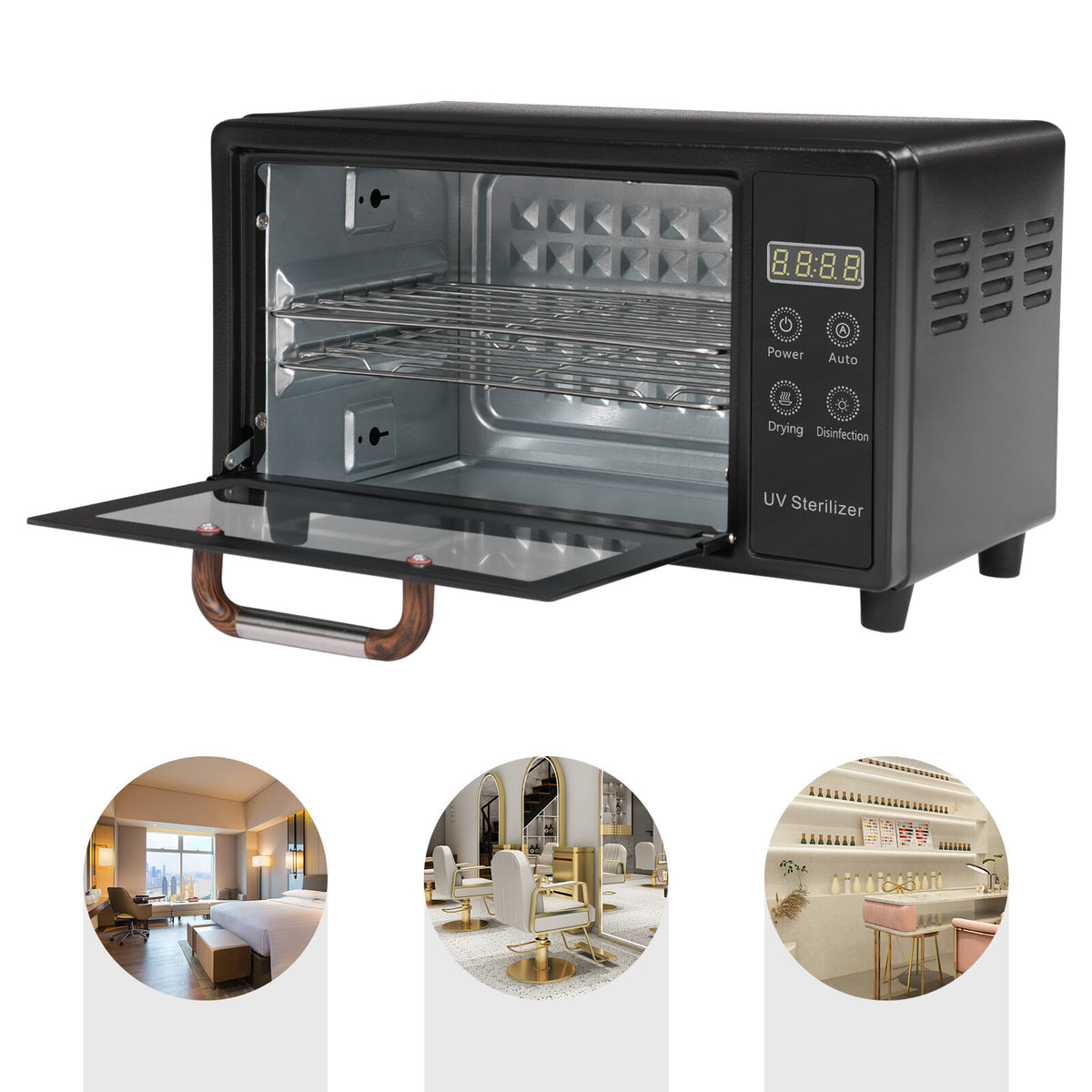 Multi-Function Nail Tool Sterilizer and Drying Box 160W for Hygiene
