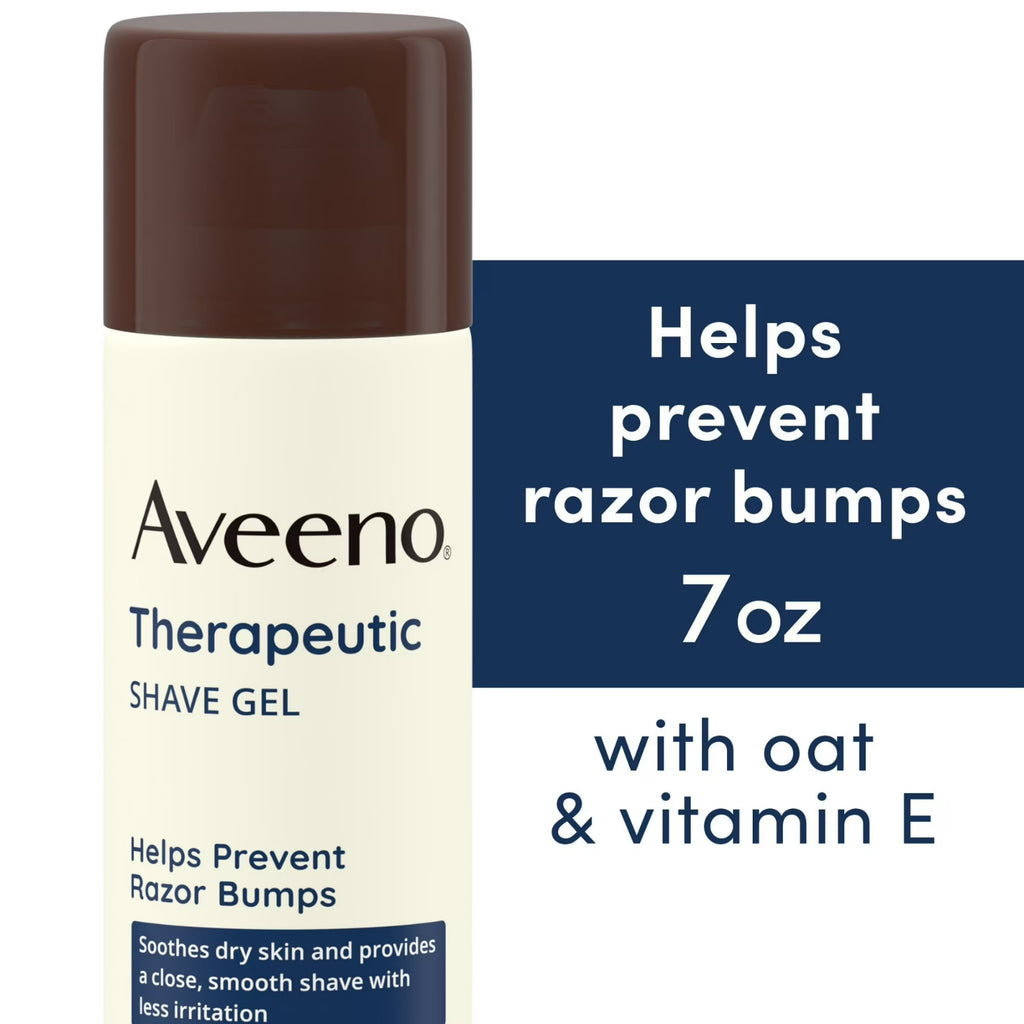Aveeno Therapeutic Shave Gel for Dry Skin with Oat & Vitamin E - Sensitive Skin