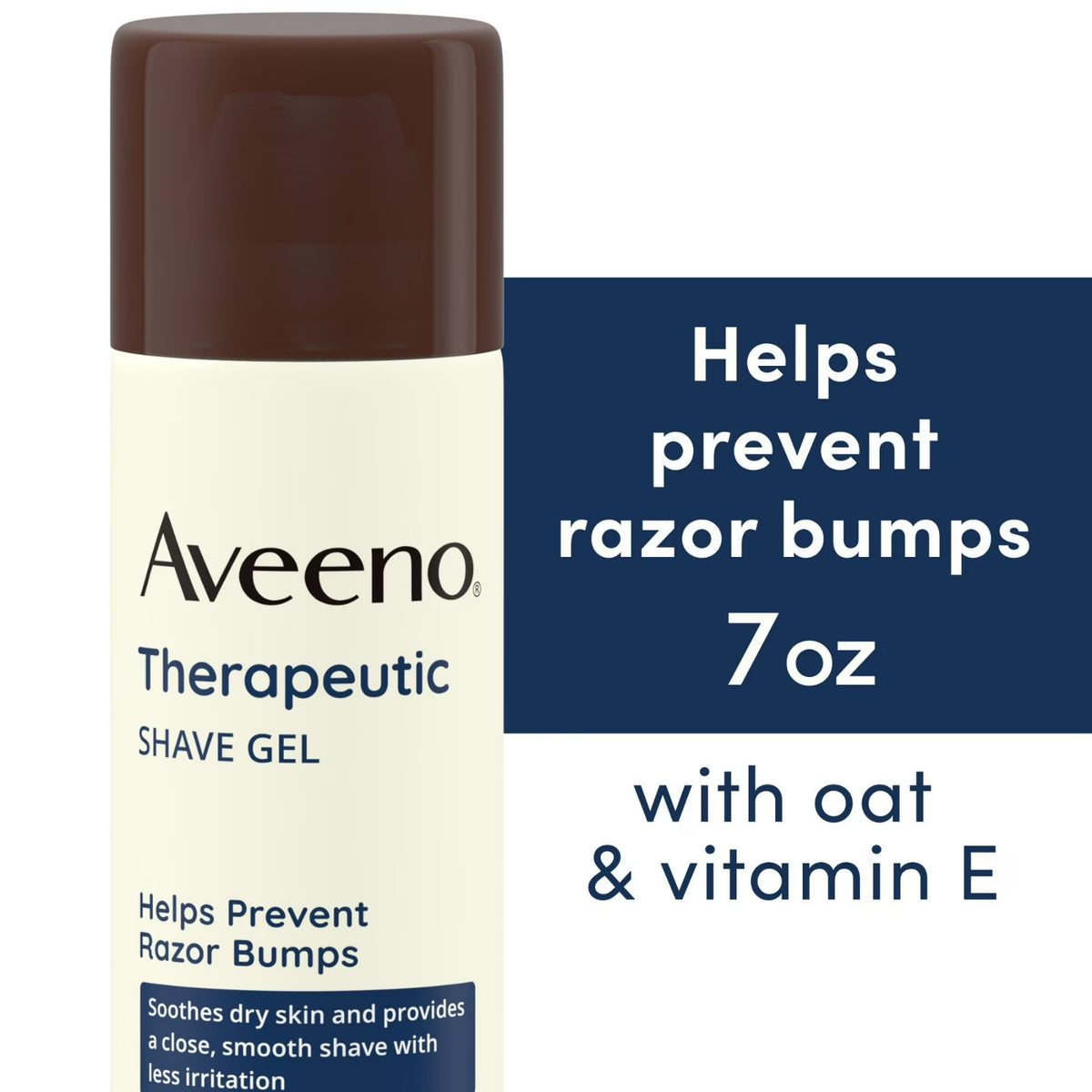 Aveeno Therapeutic Shave Gel for Dry Skin with Oat & Vitamin E - Sensitive Skin