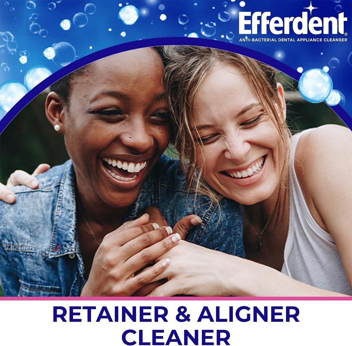 Fast-Acting Denture Cleaning Tablets - Kills Odors & Removes Stains in 3 Minutes