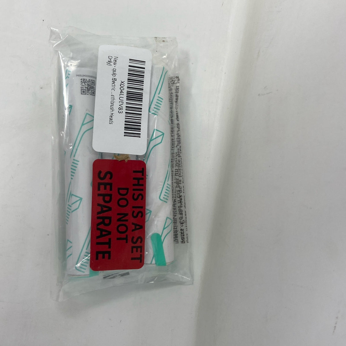 Electric Toothbrush Replacement Heads 3-Pack - White & Gray