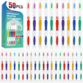 Bulk Pack of 50 Disposable Soft Bristle Toothbrushes for Travel & Hygiene