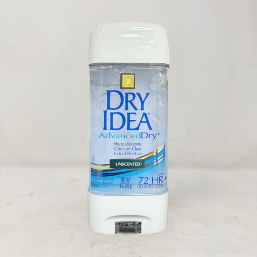 12 Pack Unscented Hypoallergenic Clear Gel Deodorant - 3oz