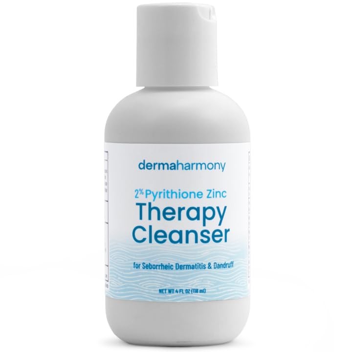 Liquid Facial Cleanser with Zinc Pyrithione - Gentle, pH-Balanced, 4 Fl Oz