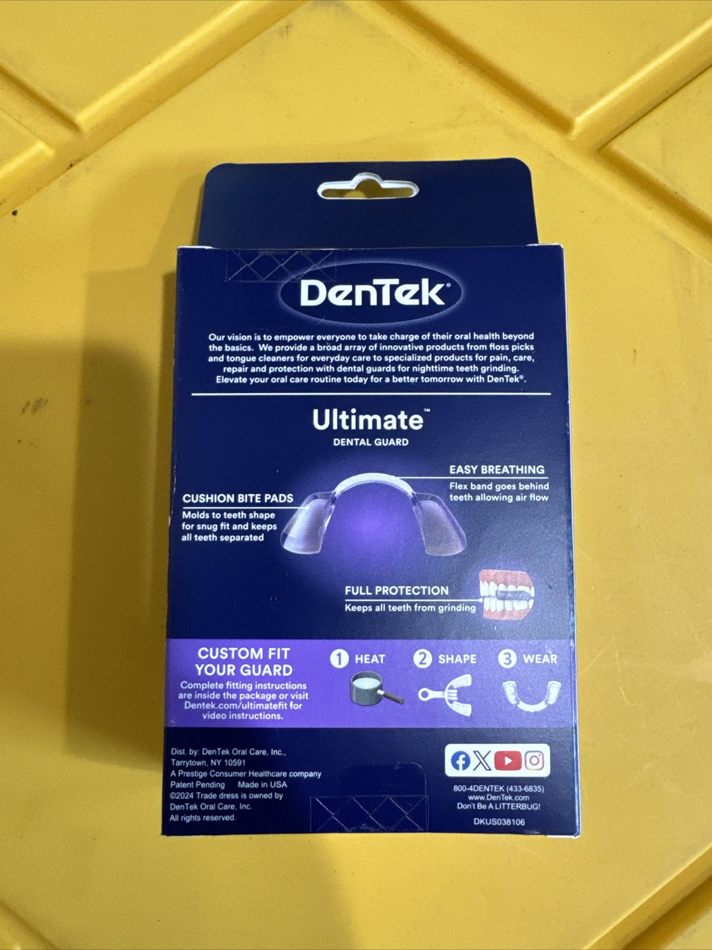 Dental Mouthguard for Full Protection - Custom Fit, 1 Count