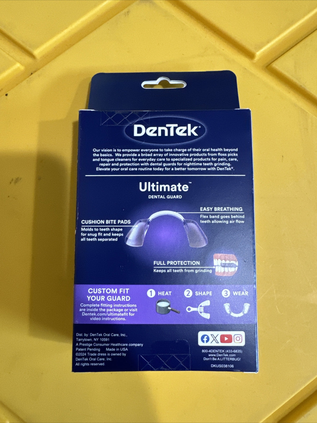 Dental Mouthguard for Full Protection - Custom Fit, 1 Count