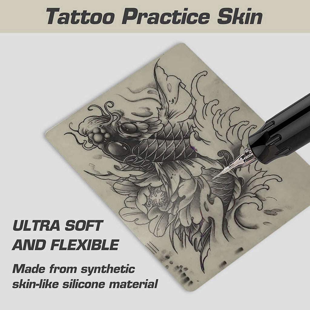 Tattoo Practice Skin 8x12 in Double-Sided Silicone - Artisan Hildbrandt