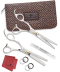Professional Left Handed Hairdressing Shear and Thinner Set - 6.5 Inches