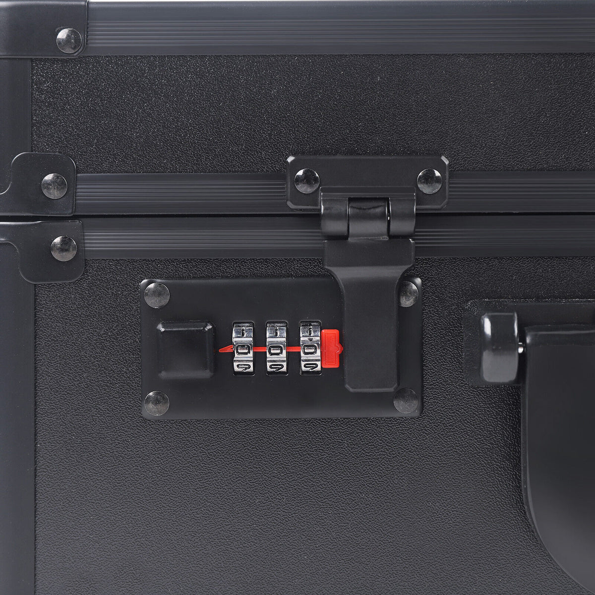 Portable Barber Styling Tool Case with Locking Compartments for Travel