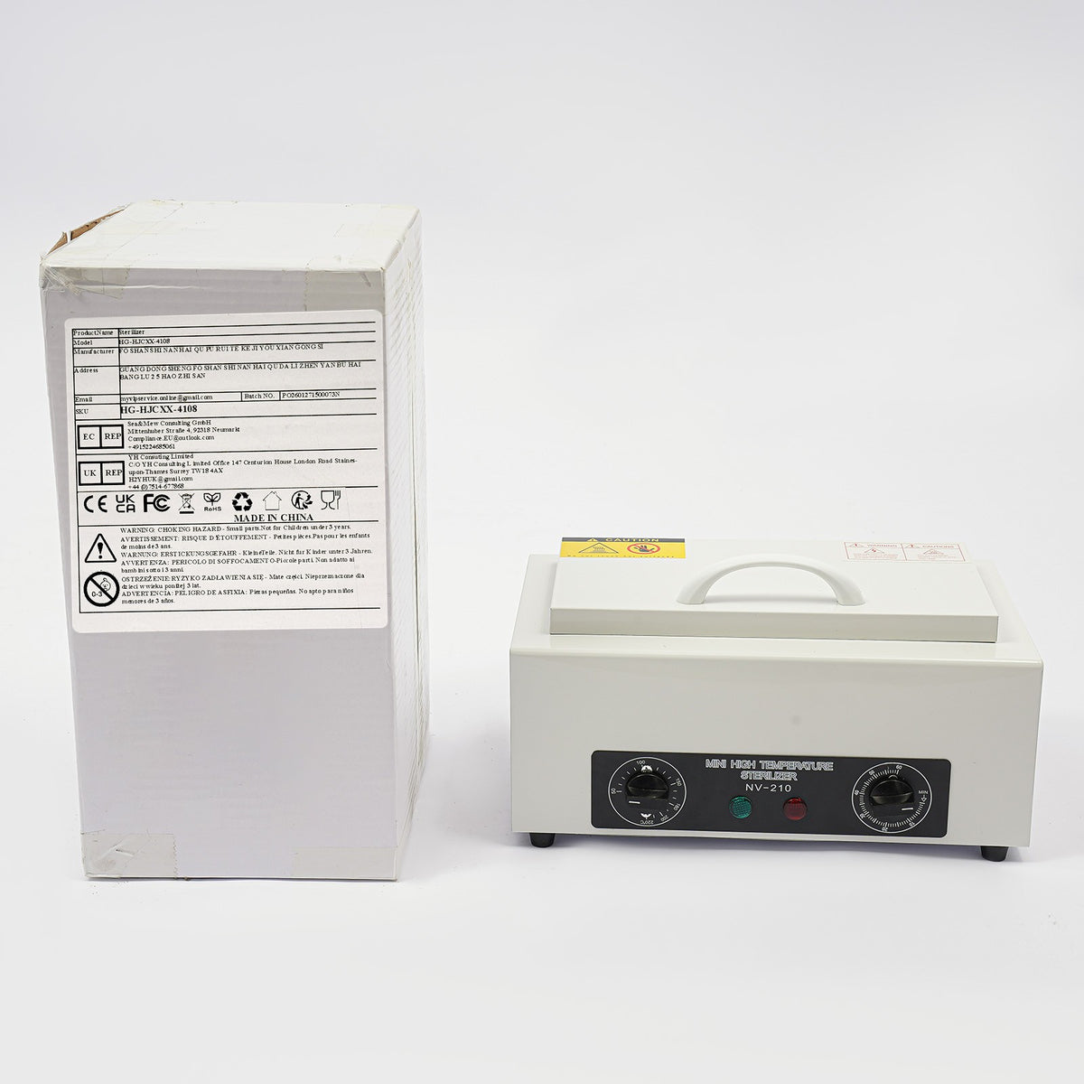 High-Temperature Dental and Tattoo Autoclave Sterilizer 1.5L