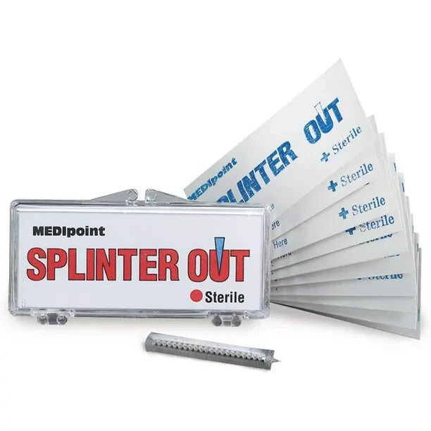 Splinter Out Remover Kit - 20 Sterile Medical Tools for Splinter Removal