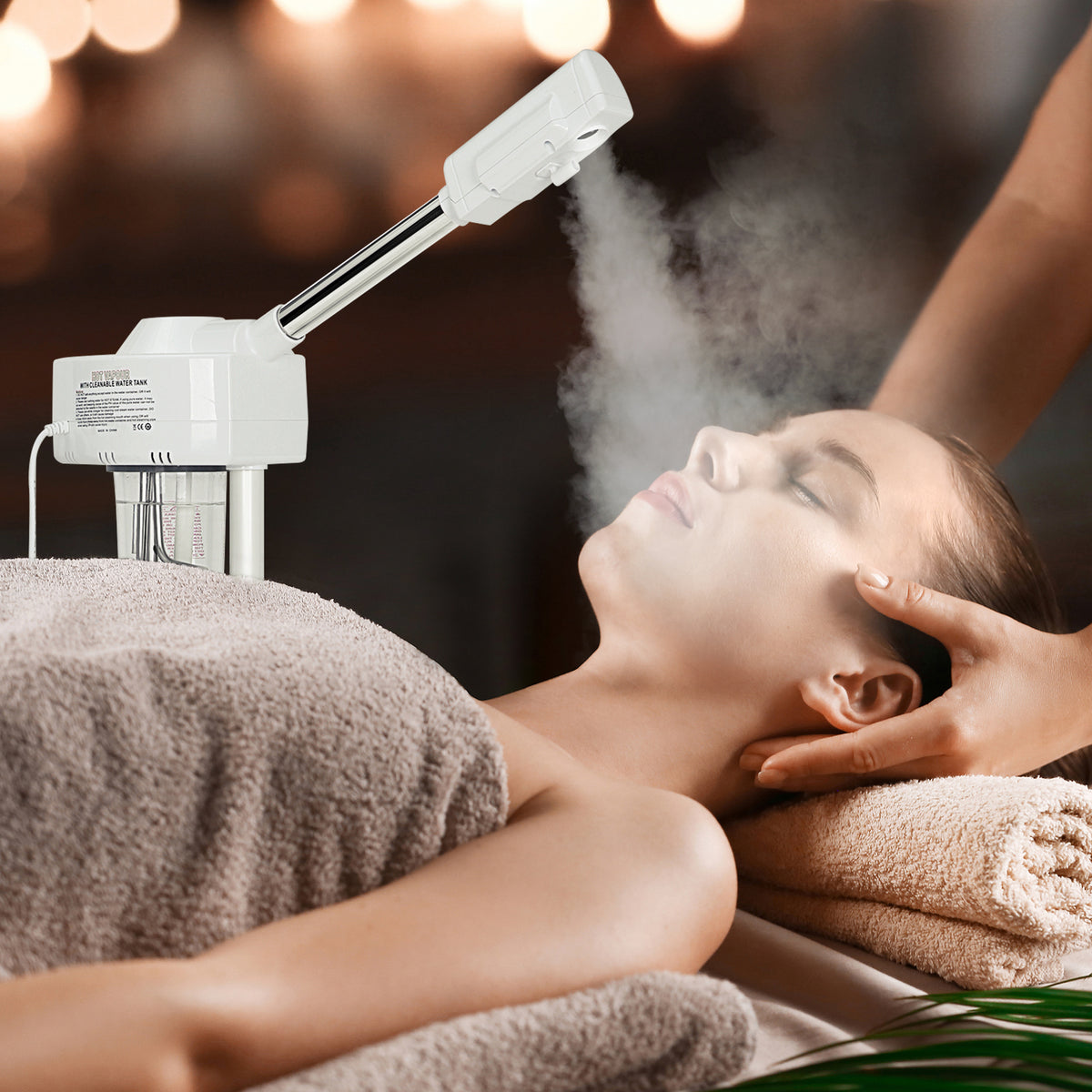 Professional Facial Steamer with Ozone & Hot Mist for Spa & Salon Use