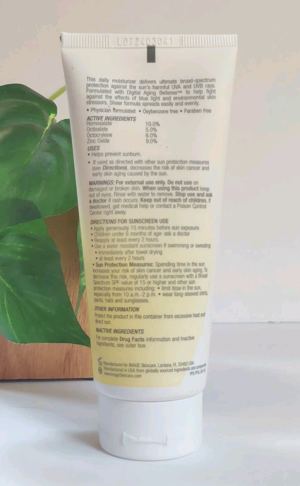 SPF 50 Face Moisturizer with Daily Protection - 3.2 oz Skin Care