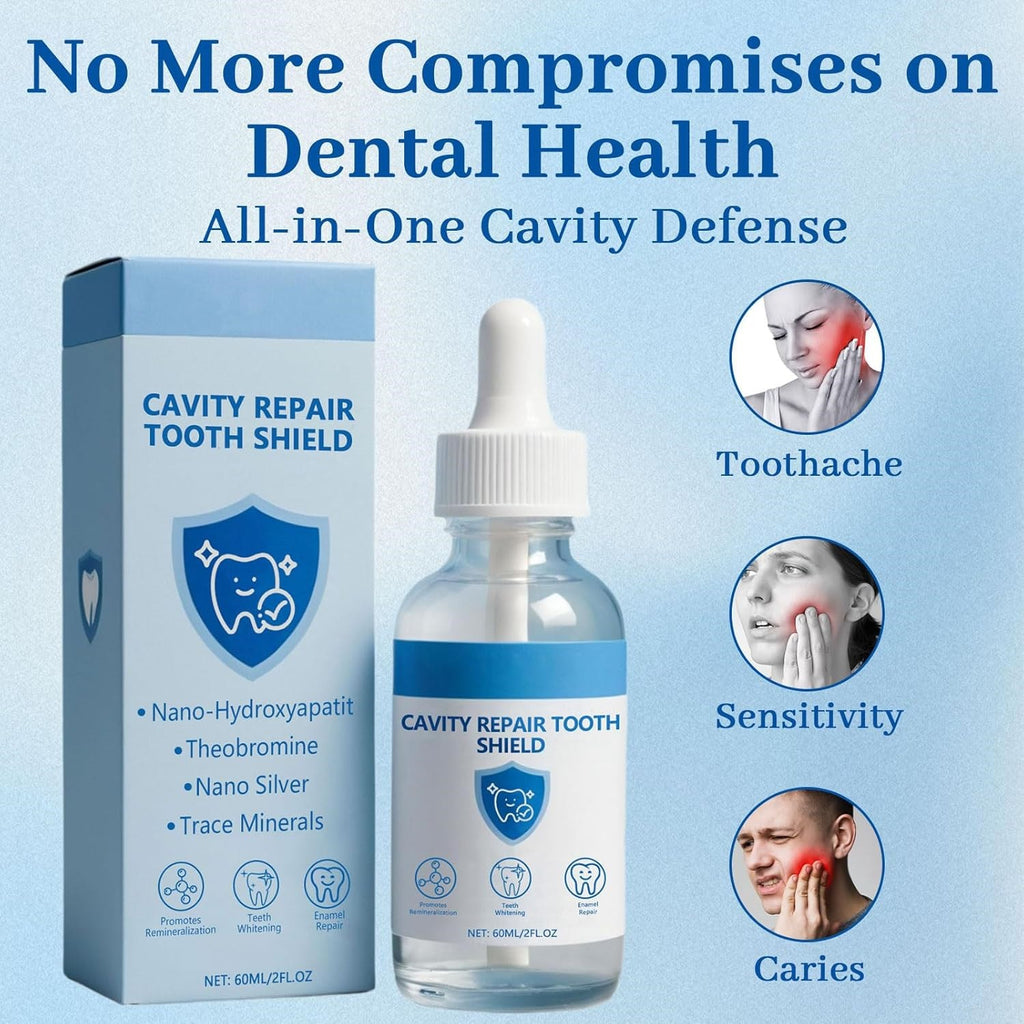Liquid Nano Hydroxyapatite Tooth Repair Serum for Enamel Remineralization - 1/2 or 2 Pieces