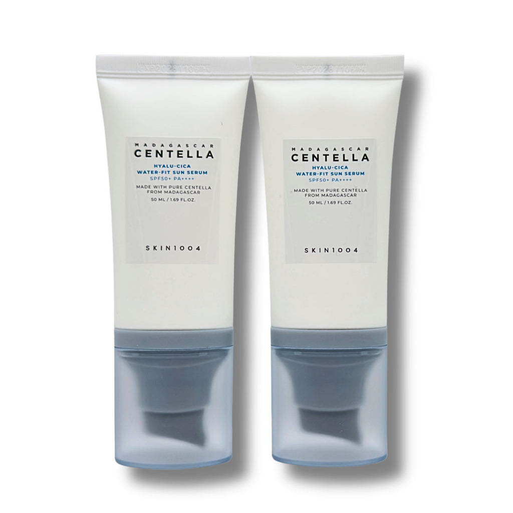 SPF50+ Hydrating Sun Serum Twin Pack for Sensitive Skin - Water-Based, Lightweight Protection