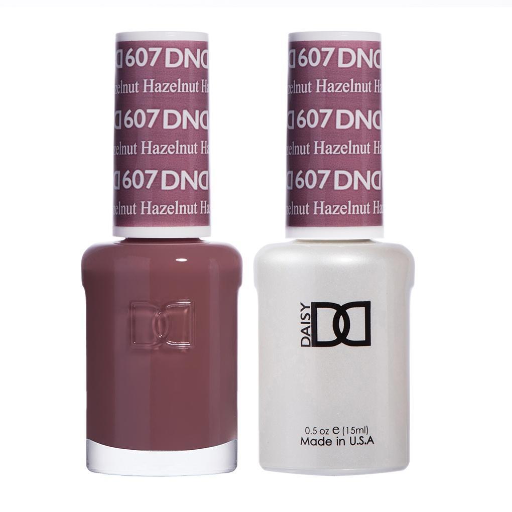 DND Duo Gel & Lacquer Nail Polish Set - Hazelnut #607