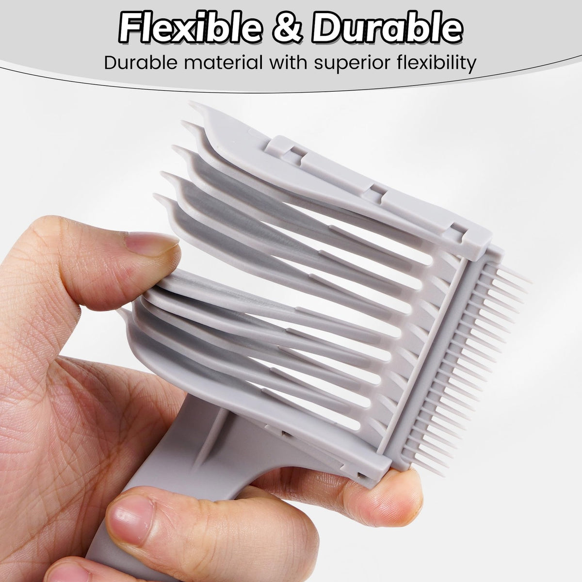 4-in-1 Detachable Fade Comb Set for Professional Haircutting & Grooming