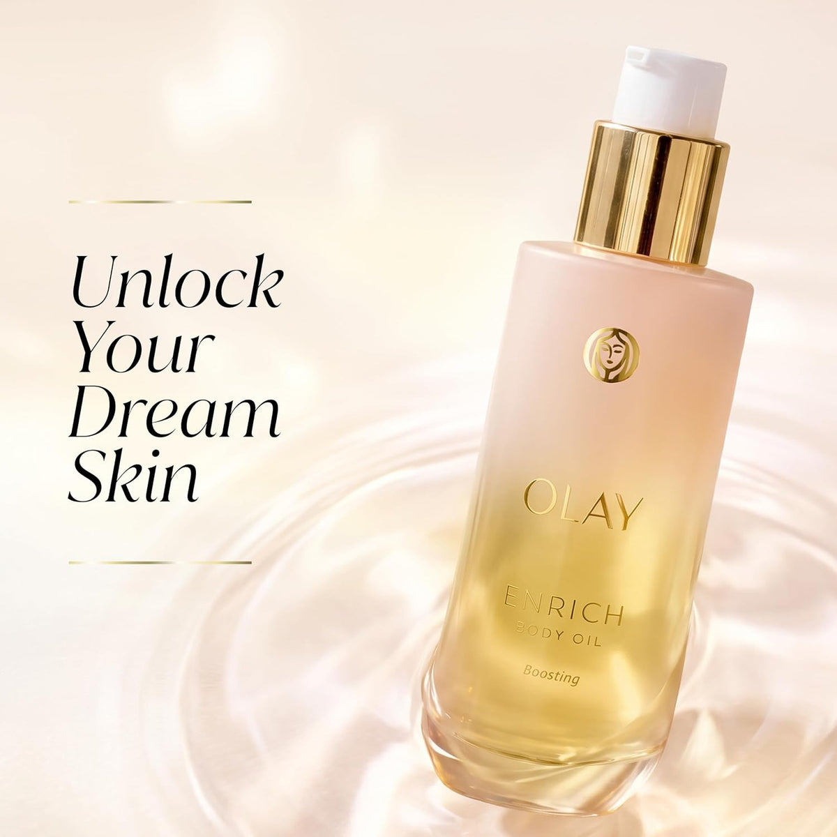 Body Oil with Argan & Rosehip Oil for Skin Hydration and Fragrance - 4 Fl Oz