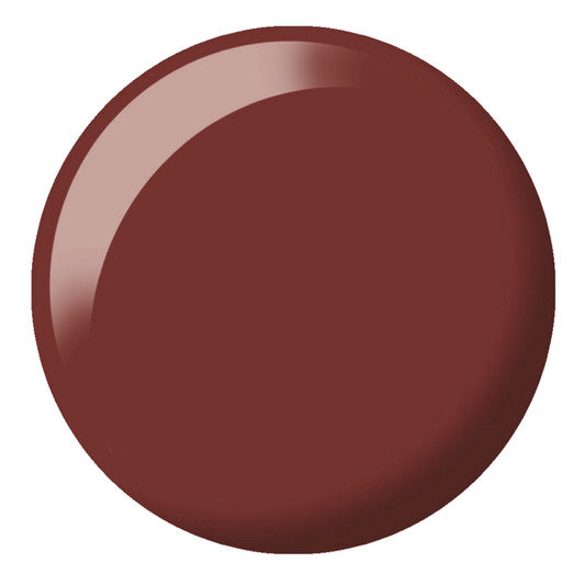 DND Diva Gel Polish - Chocolate Red UV/LED Nail Polish, 0.5 fl oz