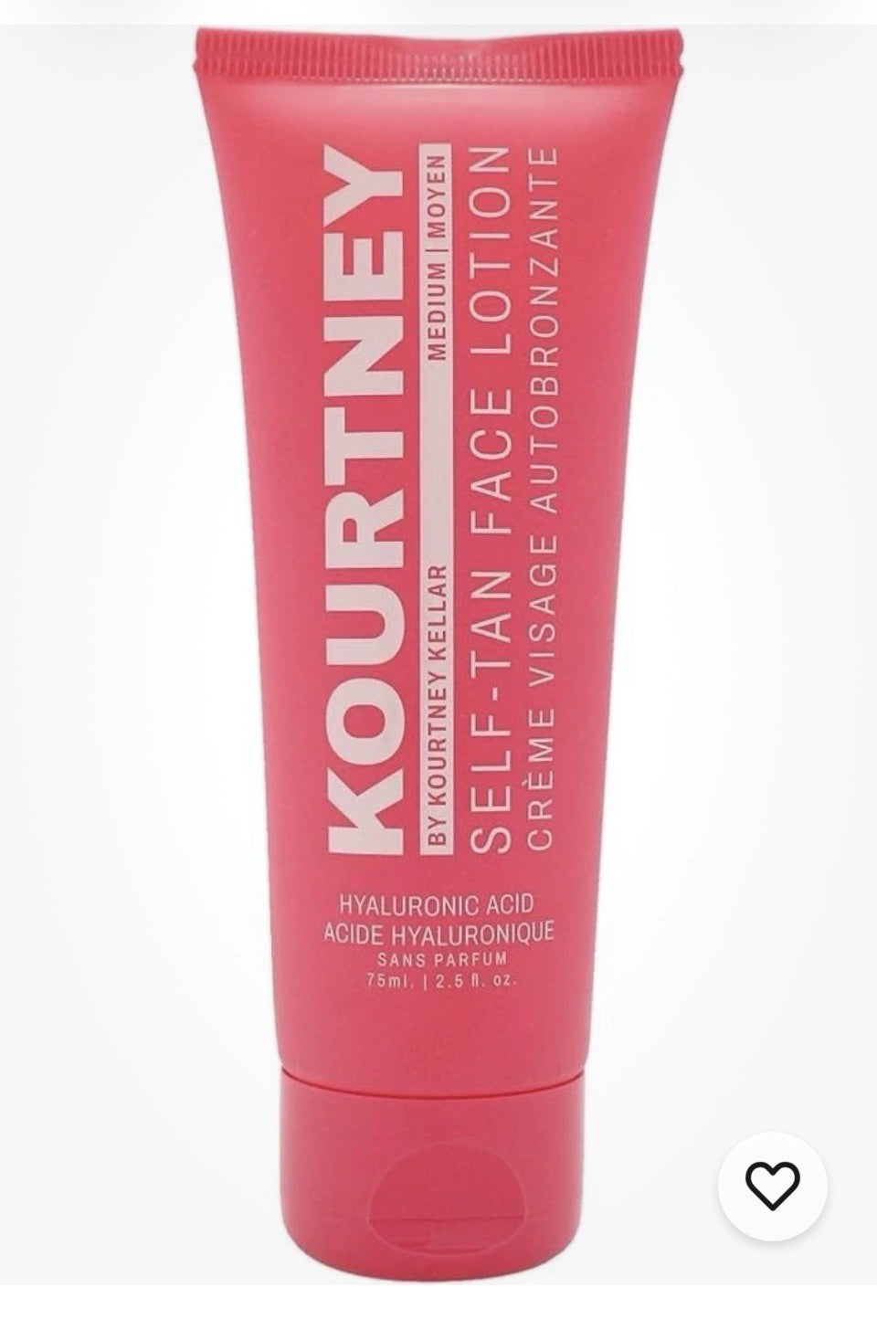 Self Tanner Face Lotion - Medium, Fragrance-Free, Vegan, 2 Pack 2.5 Oz