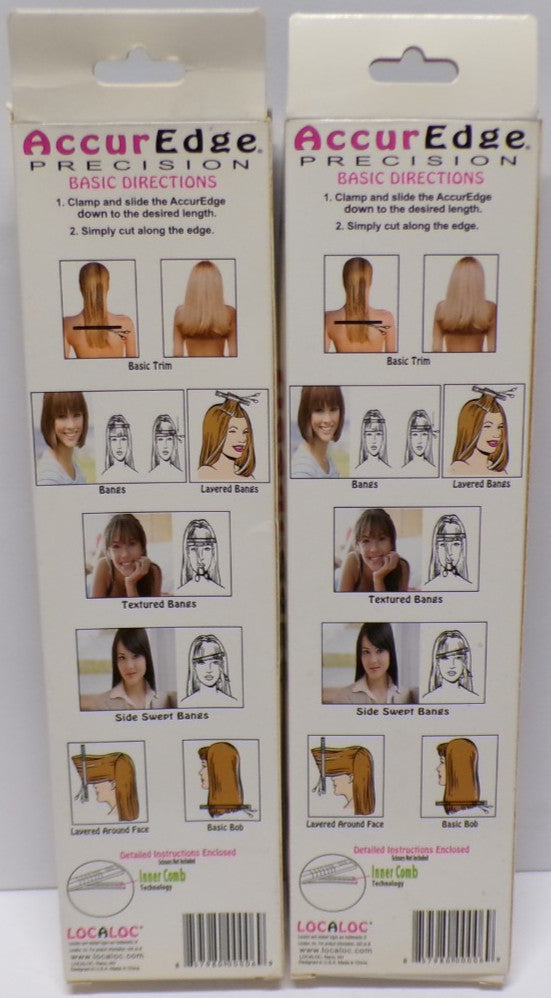 Precision Hair Trimmer Set with 4 Clips for DIY Hair Cutting