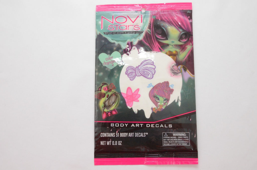 Novi Stars Body Art Decals – 51 Sticky Nail/Body Stickers (All Variants)
