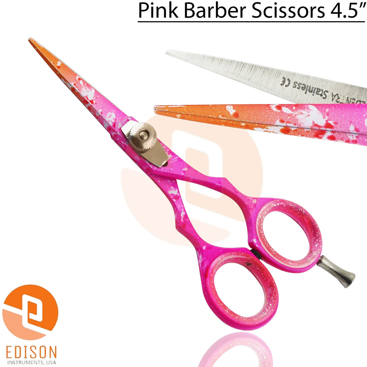 Mini Hair Dressing Scissors for Beard and Moustache Trimming 4.5 Inch Stainless Steel