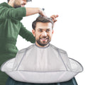 Adult Hair Cutting Cape with Transparent Window and Adjustable Clips - Salon Barber Gown