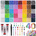Jelly Rhinestones Craft Kit with 50,000 Pieces for DIY Decorations